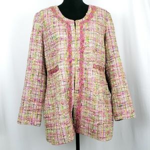 Doncaster tweed blazer jacket.